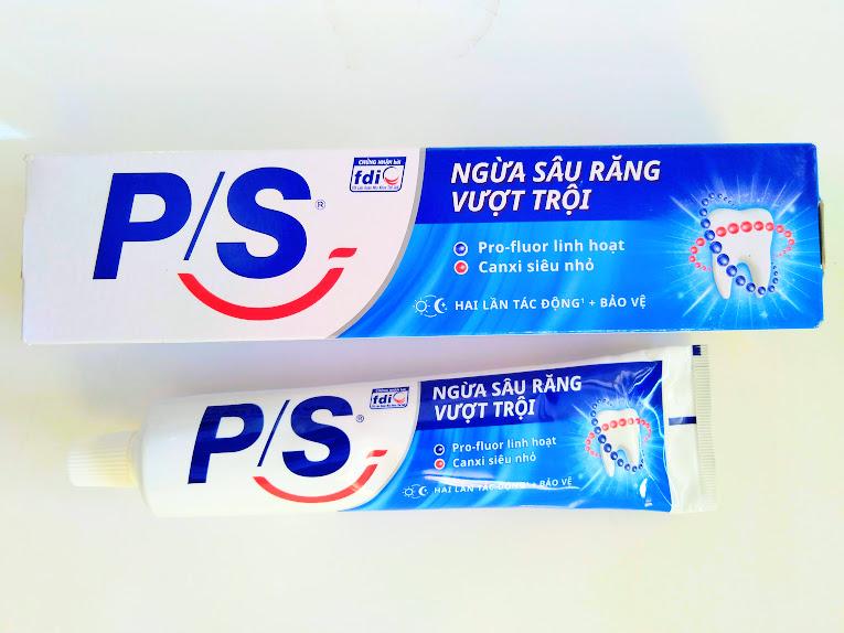 Kem đánh răng P/S ngừa sâu răng hộp 180g