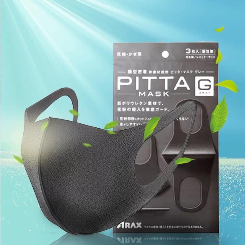 Túi 3 chiếc Khẩu Trang Thông Minh Pitta Mask kháng bụi - kháng khuẩn - kháng tia UV