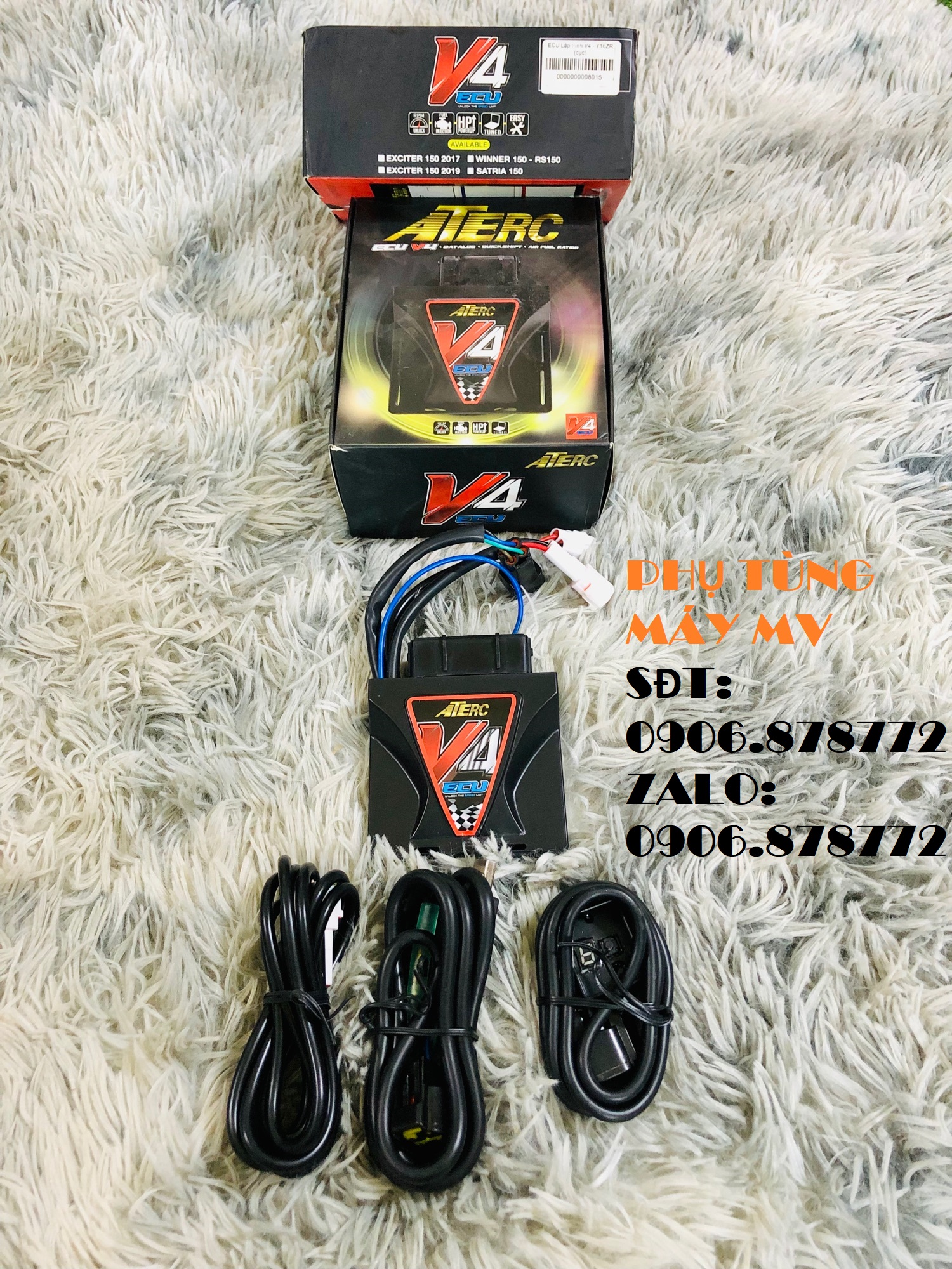 Ecu lập trình ate v4 dành cho xe ex150/winner sonic/raider satria/ex155 vva/fuled/fu mập. bh 1 năm.