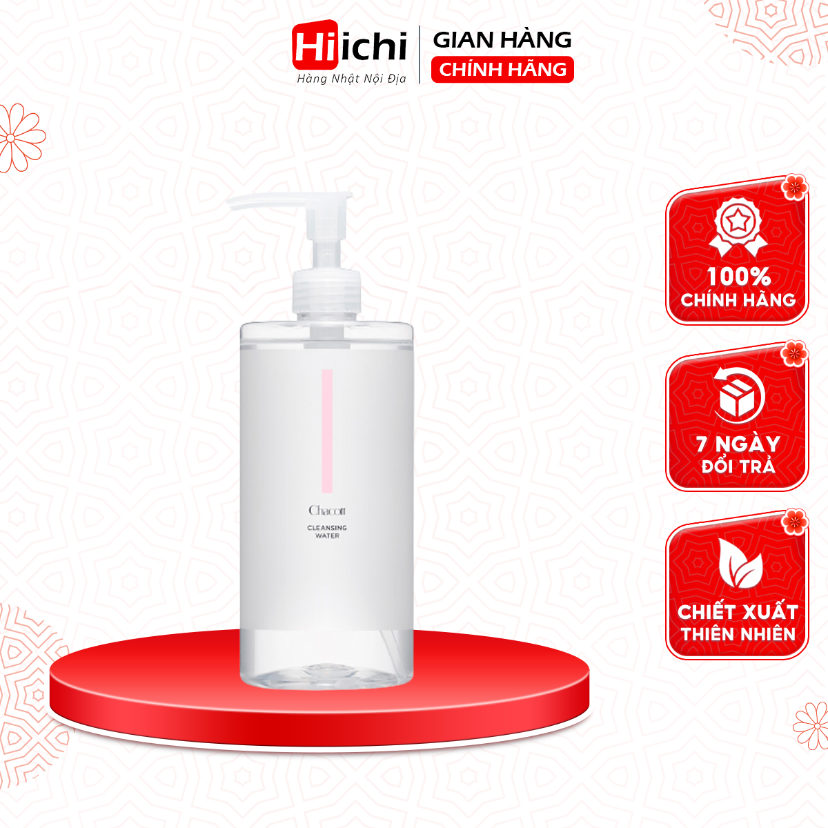 Tẩy trang Chacott 500ml