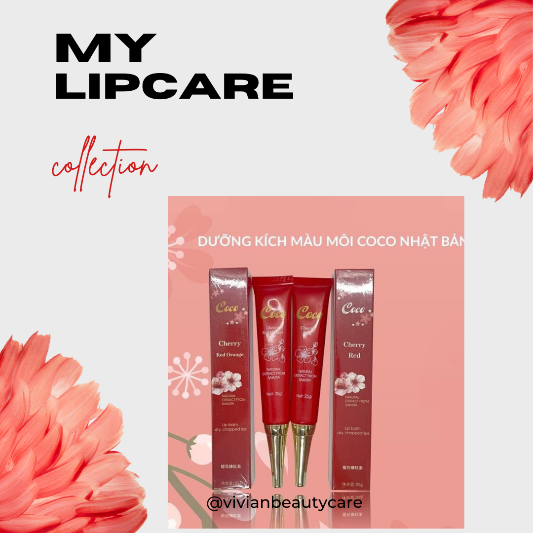 Son Dưỡng Coco Collagen, son bóng kích màu môi, dưỡng ẩm môi, thích hợp sử dụng sau phun xăm, môi khô nhăn, môi thâm - tuýp 20g