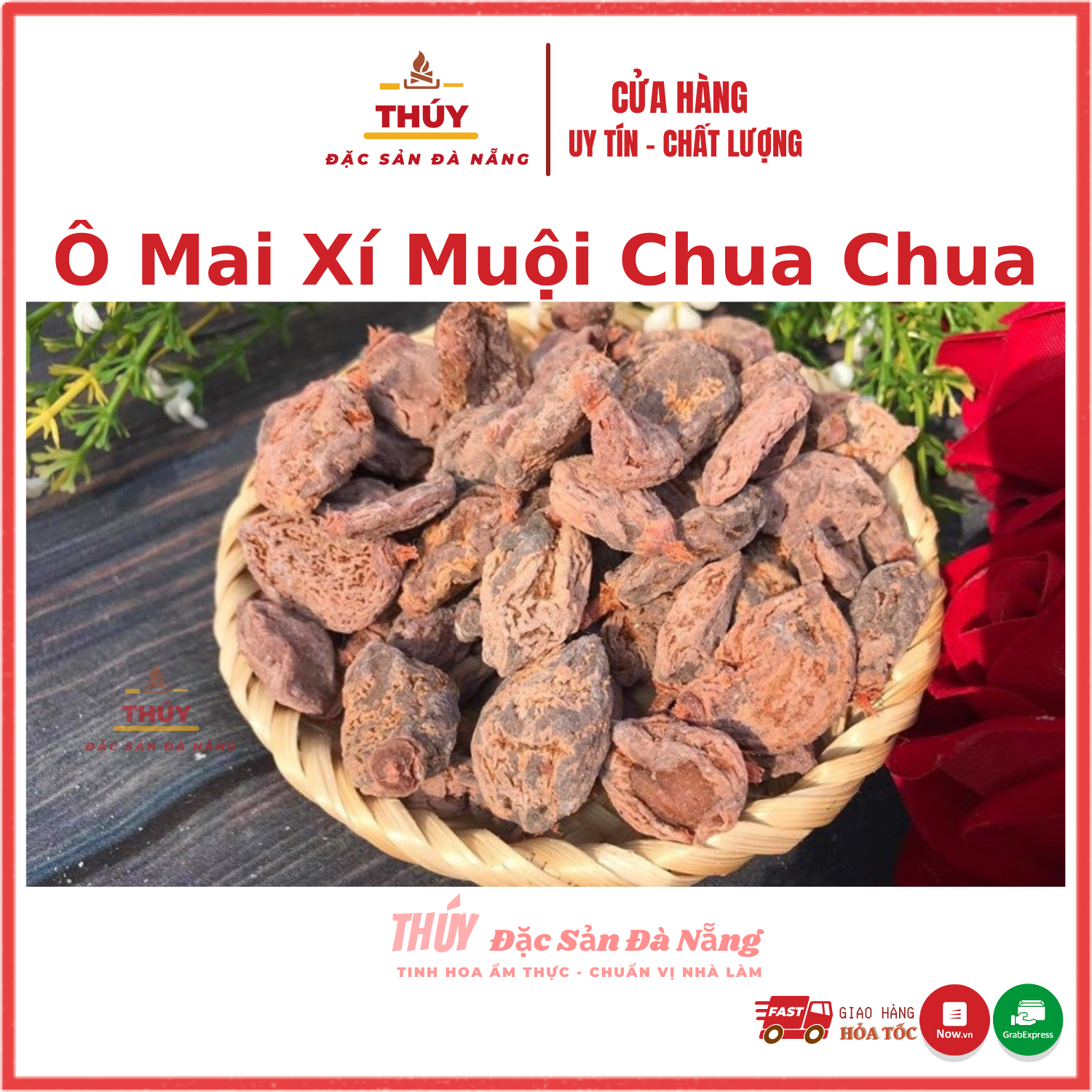 Omai xí muội đào không hạt 500gr- omai đào xí muội chưa ngọt / omai hà nội đào xí muội ngon dã man