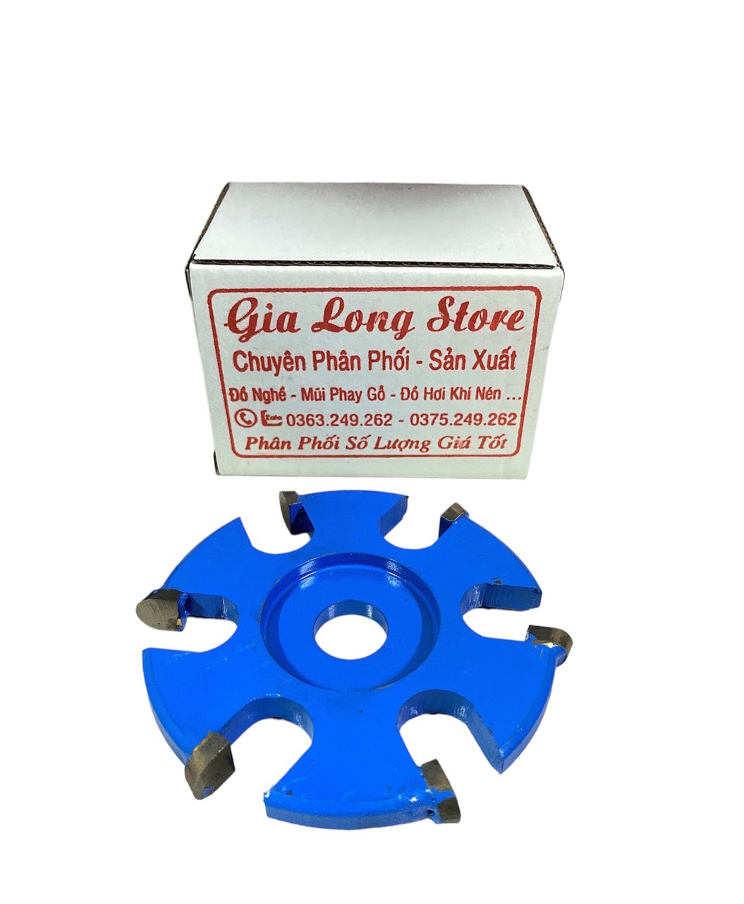Mũi phay gỗ - soi gỗ vạc tròn vo 6 cánh phi 92mm - trục 16mm - 8mm - 10mm -12mm
