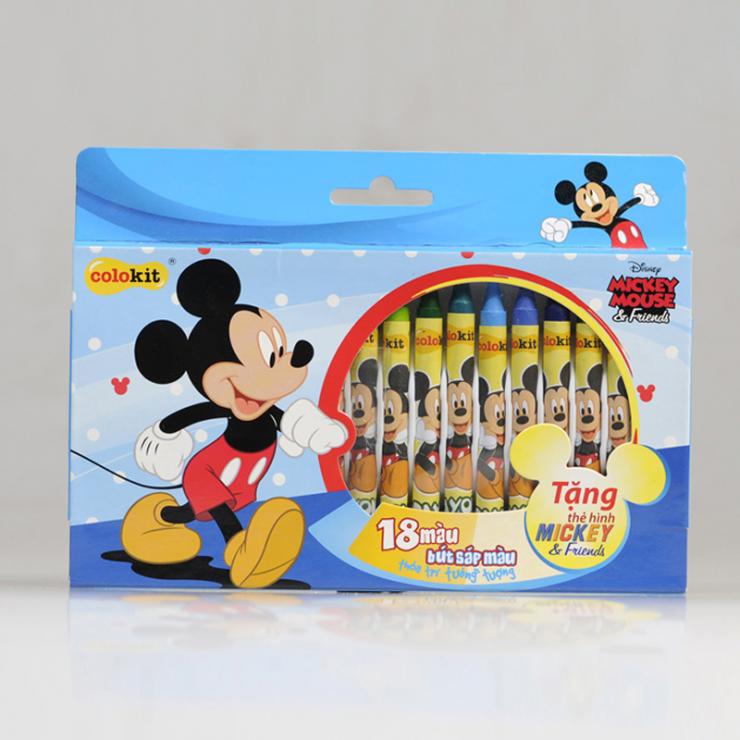 Bút sáp màu colokit cr-c028/mi với hình ảnh nhân vật hoạt hình Mickey đa dạng mẫu mã chất lượng sản phẩm đảm bảo và cam kết hàng đúng như mô tả