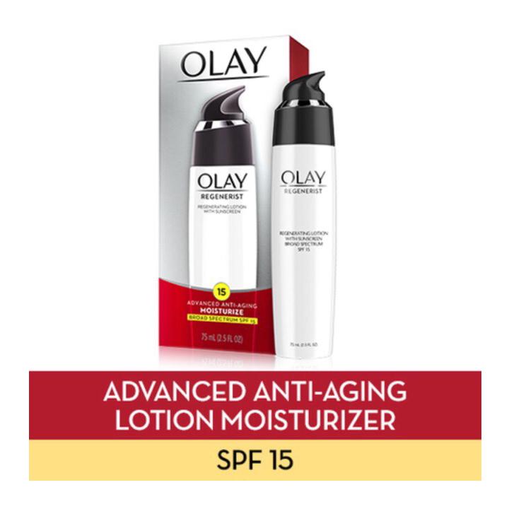 Sữa dưỡng ẩm chống nắng chống lão hoá Olay Regenerist Regenerating Lotion With Sunscreen 75ml