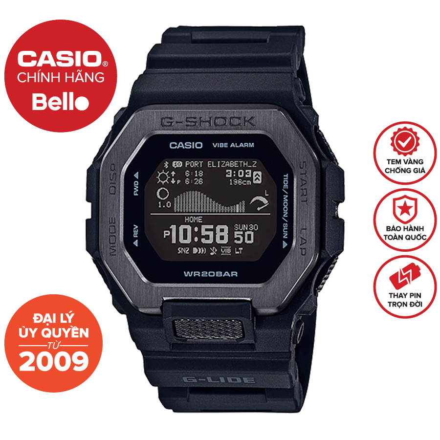 Đồng hồ nam dây nhựa casio g-shock gbx-100ns-1dr chính hãng bảo hành 5 năm pin trọn đời