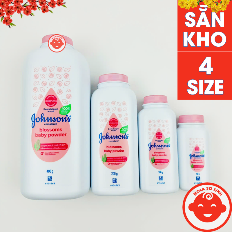 Phấn Rôm Johnson Baby THÁI LAN cho bé 50g - 100g - 200g - 400g