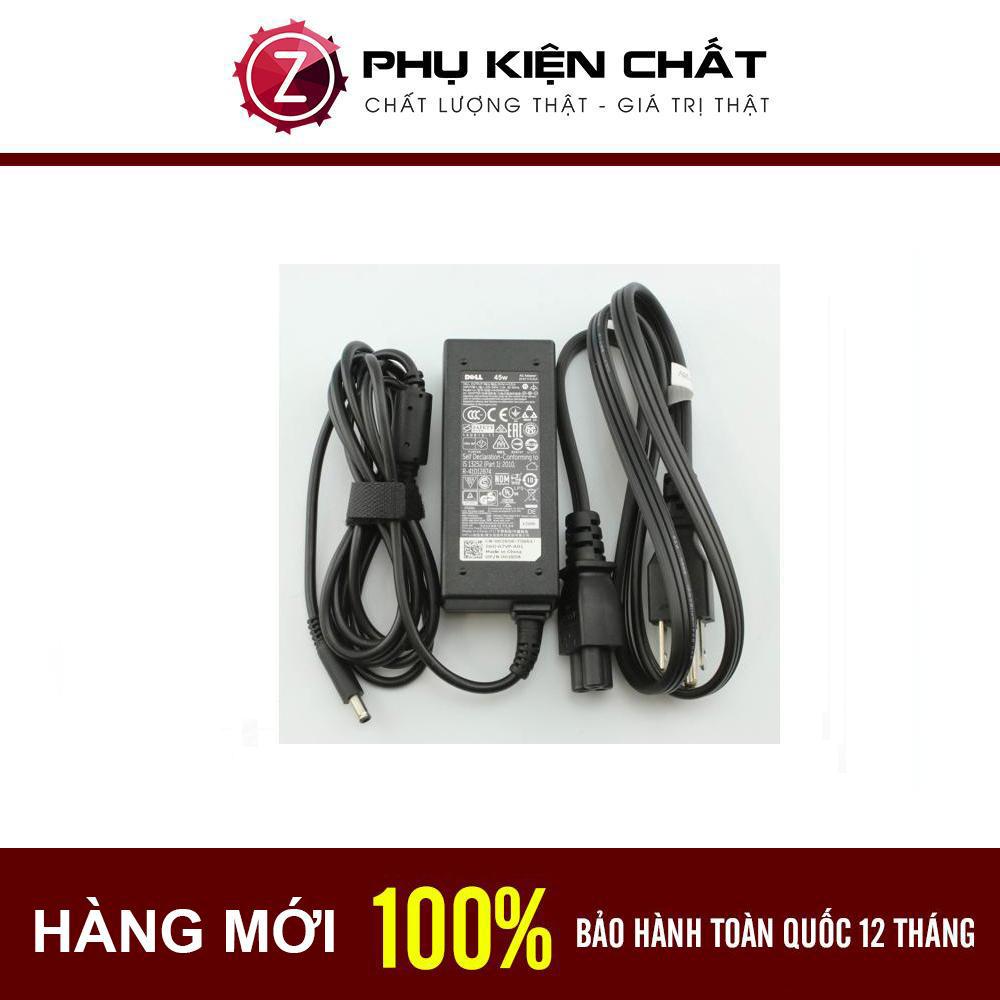 [HCM]Sạc cho Laptop Dell 19.5V 2.31A 45W chân kim nhỏ 4.5 x 3.0mm Hàng Mới 100%  Bảo Hành 12 Tháng + Tặng Dây Nguồn 15M !
