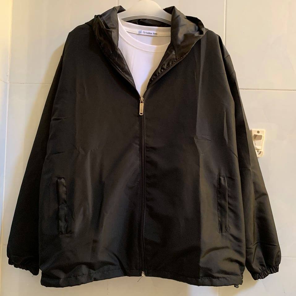 Áo khoác nữ dù 2 lớp, túi có khóa, lai luồng dây, mẫu mới HOT 2020