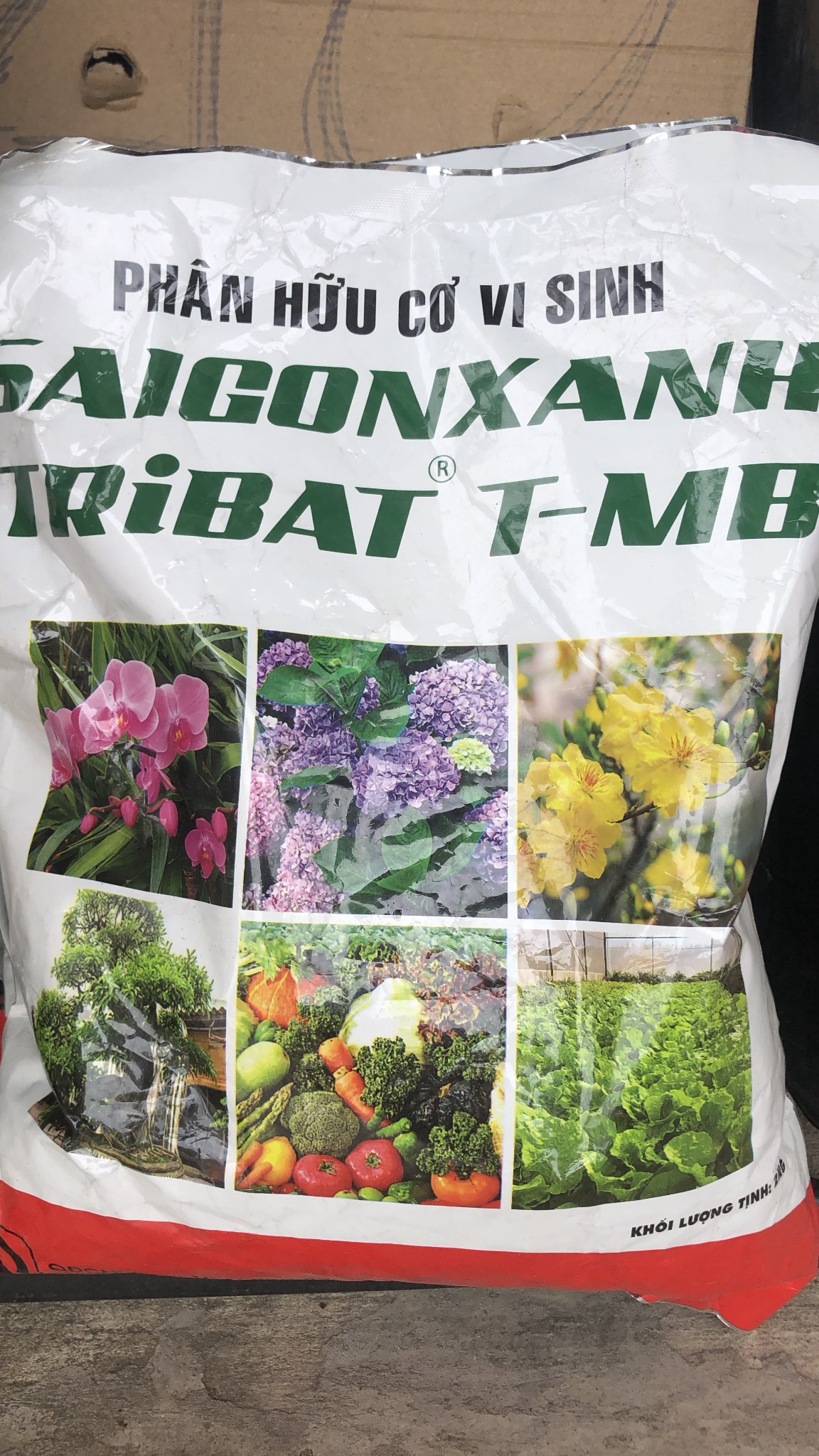 2kg phân Hữu cơ vi sinh Tribat