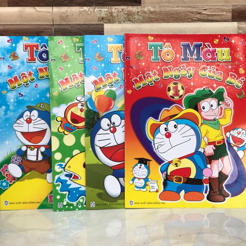 Tập tô màu cho bé dorremon