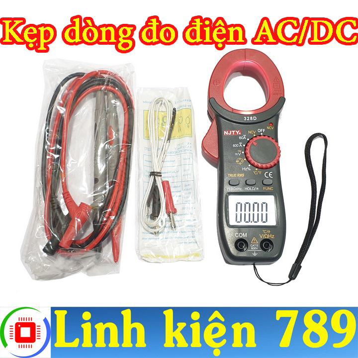 Kẹp dòng đa năng AC/DC NJTY 328D - Linh Kiện 789