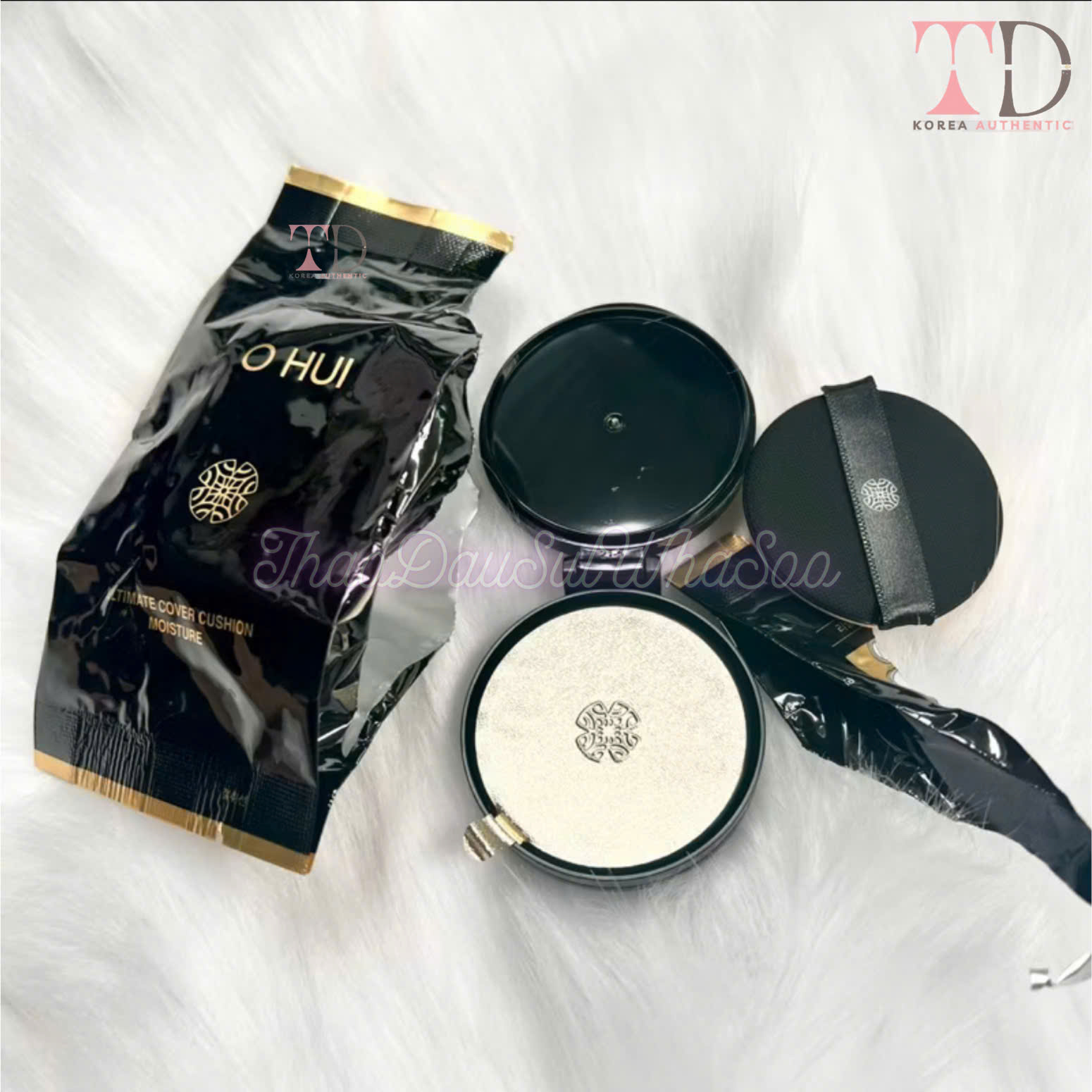 Date 2027 Lõi thay refill Phấn nước che khuyết điểm nâng cơ dưỡng ẩm cushion NO.1 Ohui Ultimate Lifting Cover Cushion 15gr