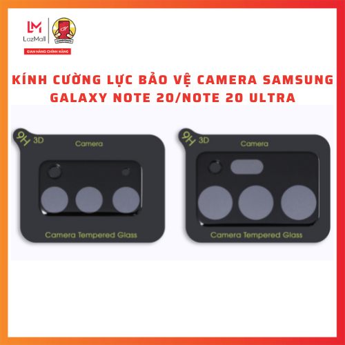 Bộ cụm bảo vệ gắn liền kính cường lực camera samsung galaxy note 20 / note 20 ultra handtown