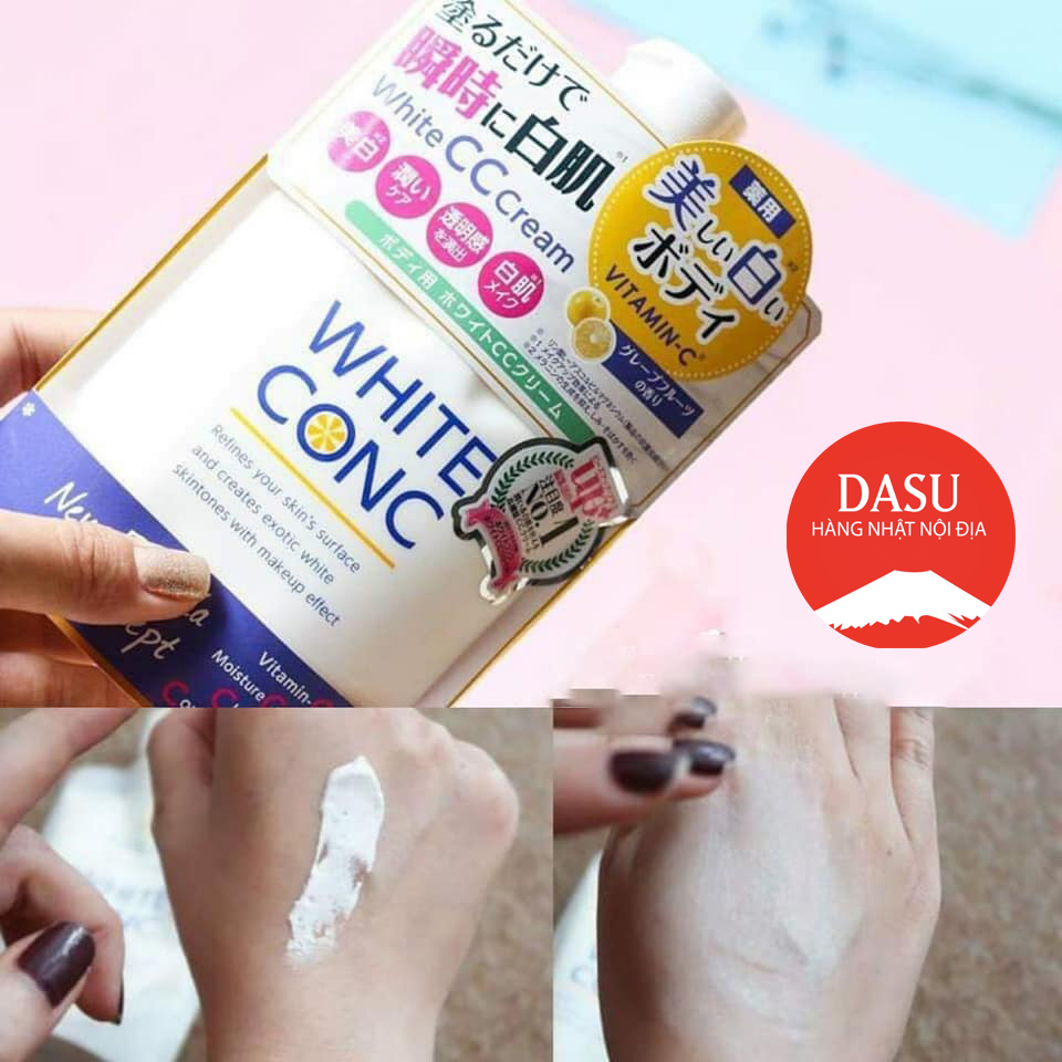 [HCM]Kem Dưỡng sángToàn Thân White Conc Body CC Cream Nội Địa Nhật Bản