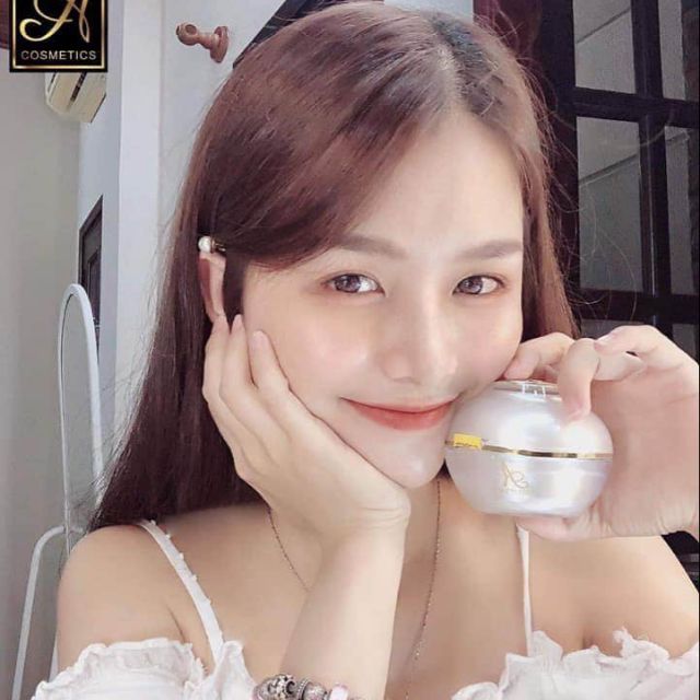 1 Kem Face Pháp dưỡng trắng da Whitening Face Cream A Cosmetics loại 50ml