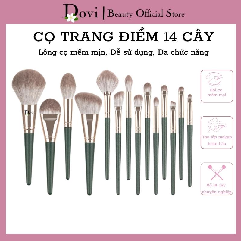 Cọ trang điểm 14 cây thích hợp cho trang điểm cá nhân, chuyên nghiệp