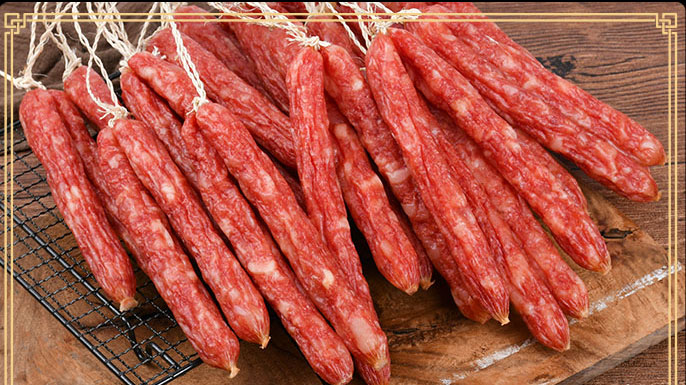 [HCM]Lạp xưởng rán Xúc xích lạp xưởng Lap xuong tuoi - Lạp xưởng thịt heo thơm ngon ngọt giàu dinh dưỡng - Cam kết chất lượng - 200G