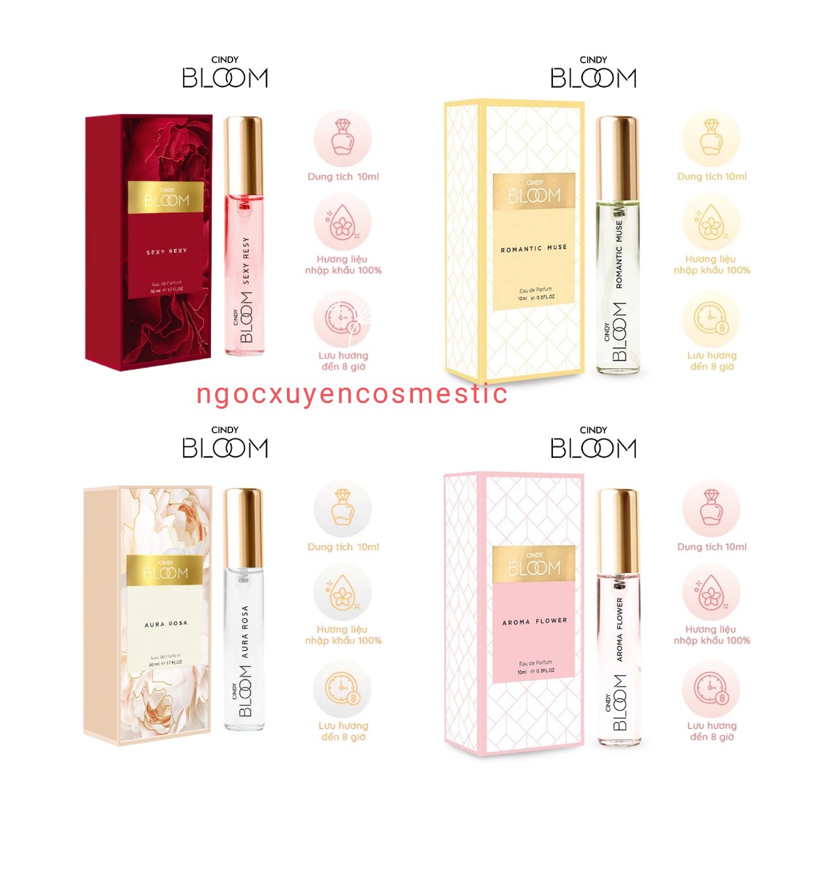 Nước hoa cindy bloom 10ml