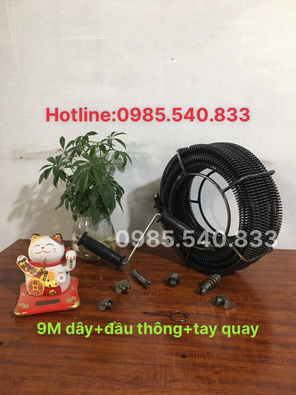 Dây thông tắc cống dùng cho tay quay