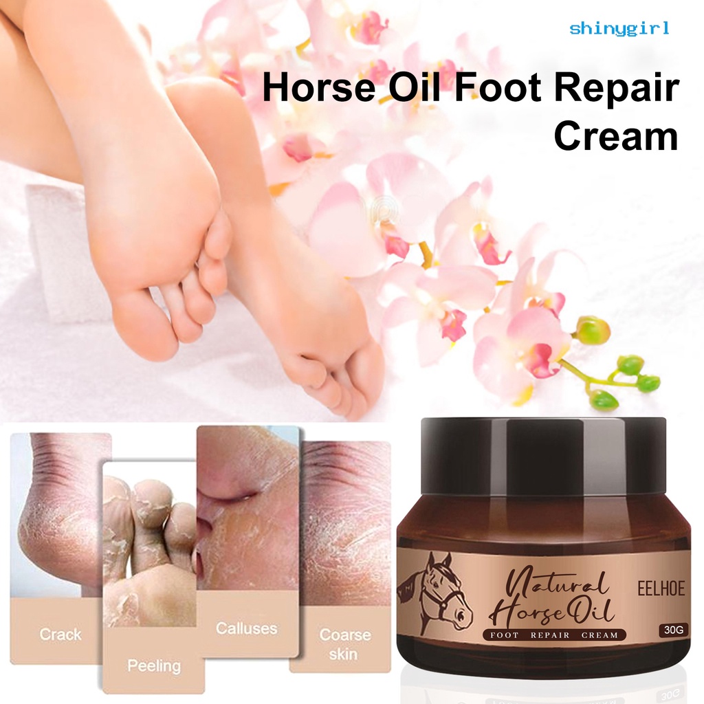 Dầu Ngựa bôi chân tay chống nứt nẻ chân, Ngăn ngừa nứt nẻ chân tay,30g Kem dưỡng da tay,Kem dưỡng ẩm D nẻ chân kem chăm sóc vết thương da chân không nứt lại làm mềm da chân tay tạm biệt hanh khô