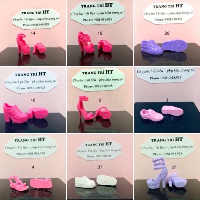 [HCM]Giày Cho Búp Bê Barbie Xinyi Lica Kenxin Đế Chữ B [1 cái ]