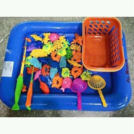 [HOT HOT] Câu cá đồ chơi, chơi trò chơi câu cá, đồ chơi câu cá trẻ em, bộ đồ chơi câu cá nhựa, bộ câu cá bể phao - Bộ đồ chơi câu cá bằng nam châm cho bé