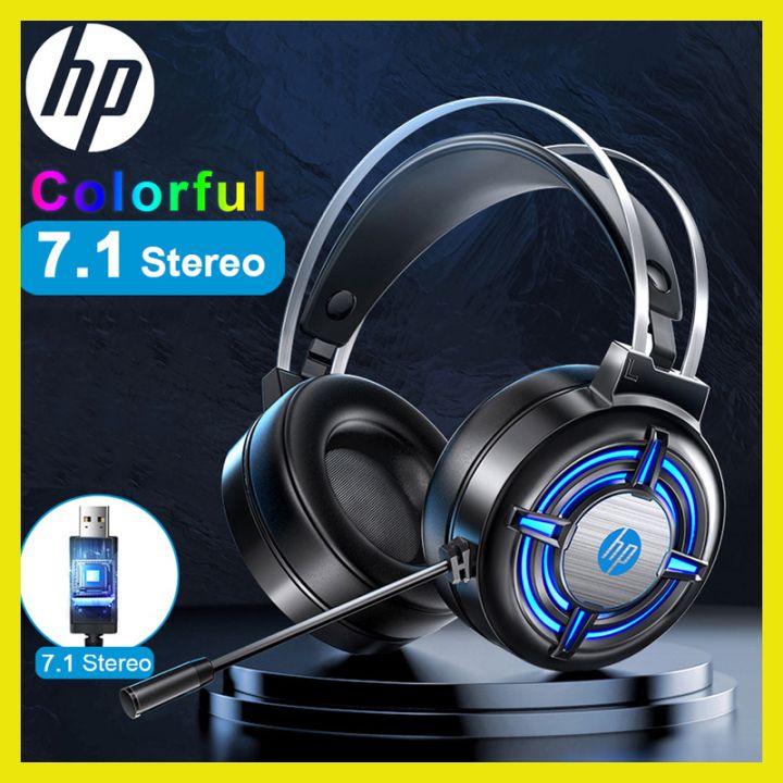 Tai nghe gaming HP H120G led RGB - Tai nghe Chụp Tai âm thanh stereo sống động