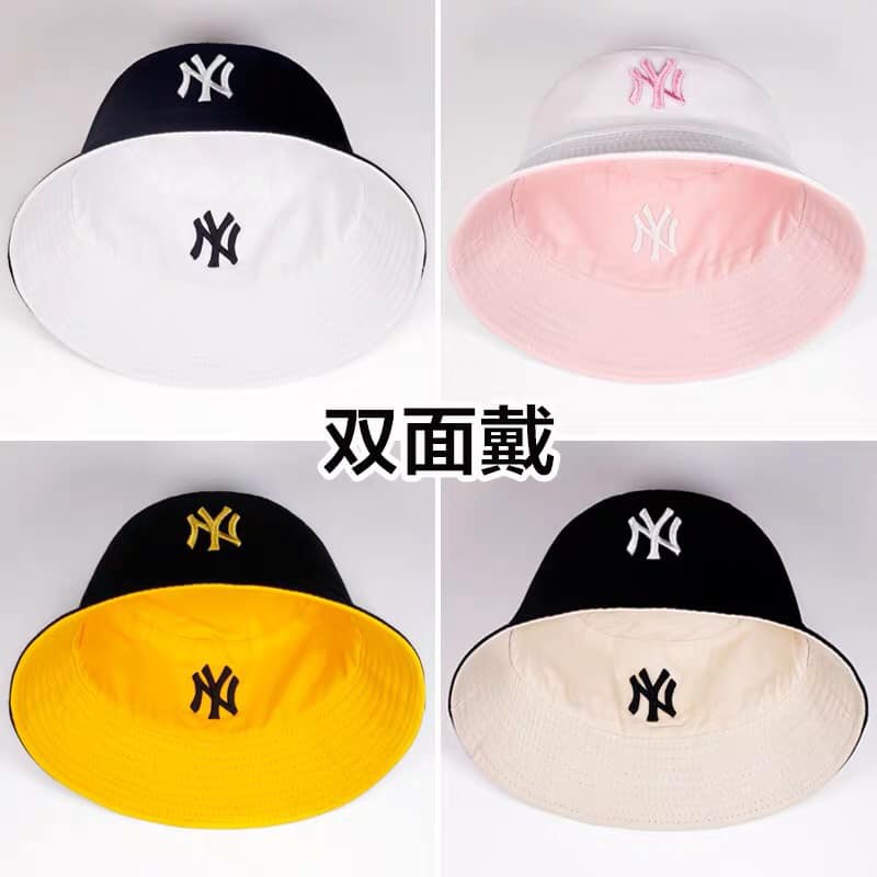 Nón n.y, mũ bucket n.y 2 mặt, nón tai bèo n.y 2 mặt chất vải kaki mịn form chuẩn đẹp - shop baby