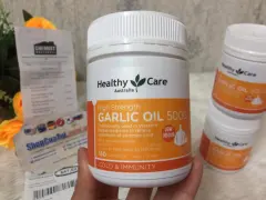 tinh dầu tỏi - Healthy Care High Strength Garlic Oil 5000mg 150 viên