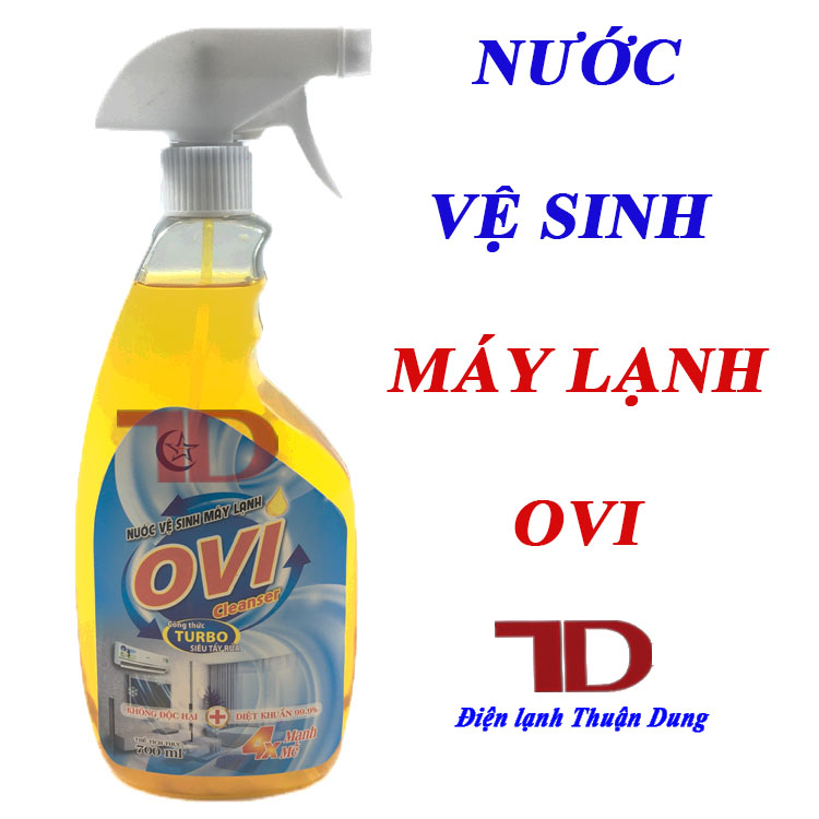 Nước vệ sinh máy lạnh OVI có dưỡng dàn - Điện lạnh Thuận Dung