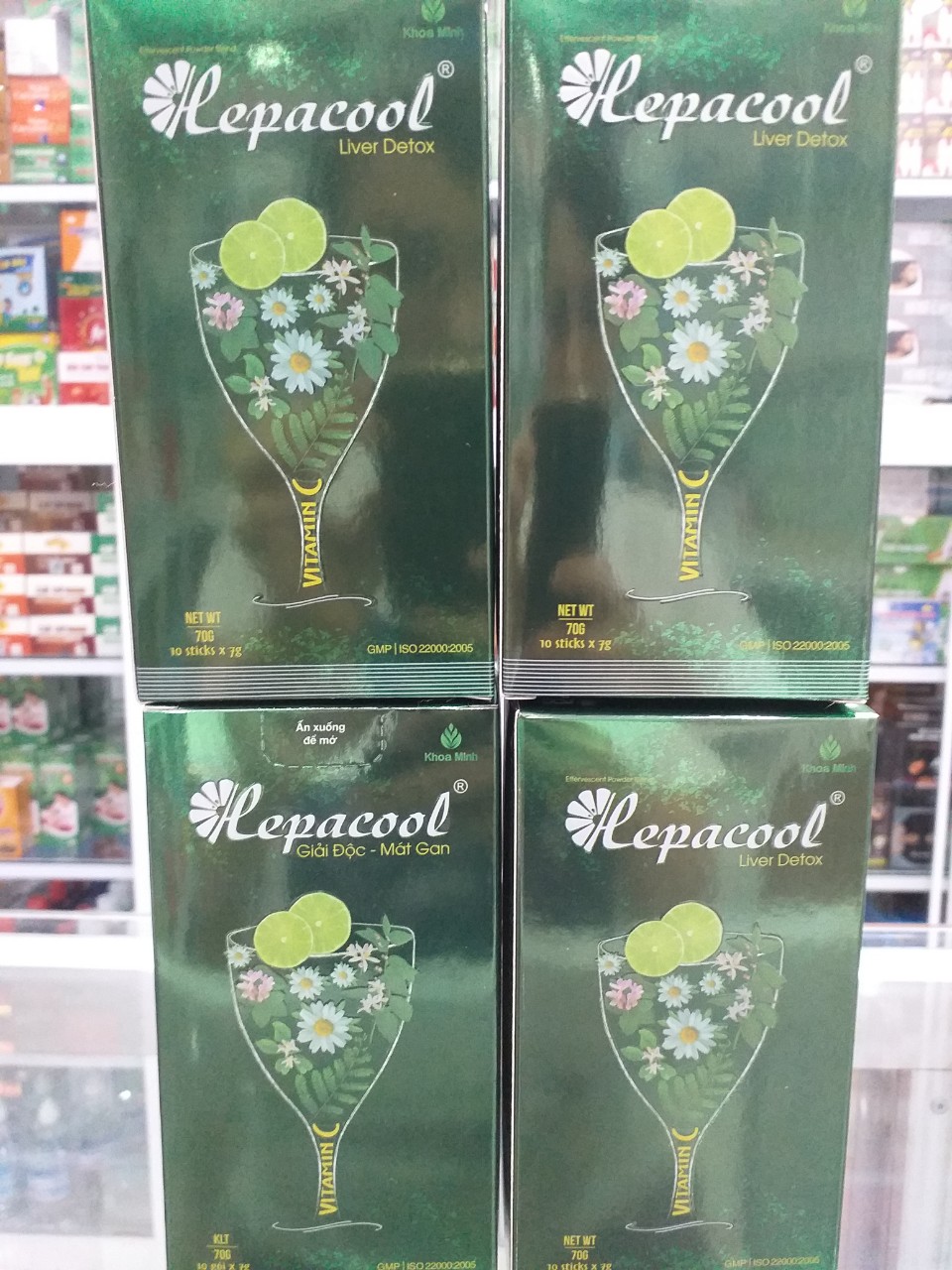 [HCM]Bột sủi thanh nhiệt HEPACOOL mát tức thì