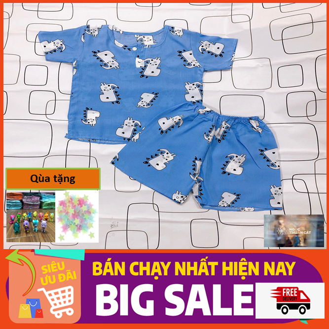 Bộ tole ngắn tay bé trai, đồ bộ bé trai