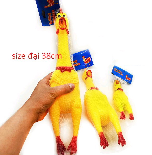 Con gà la hét vui vẻ cỡ đại 38cm