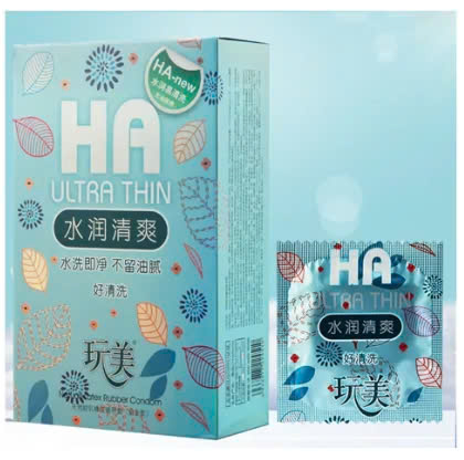  Bao Cao Su HA Ultra Thin Siêu mỏng Nhiều gel  hàng nội địa Trung  - hộp 100 chiếc 