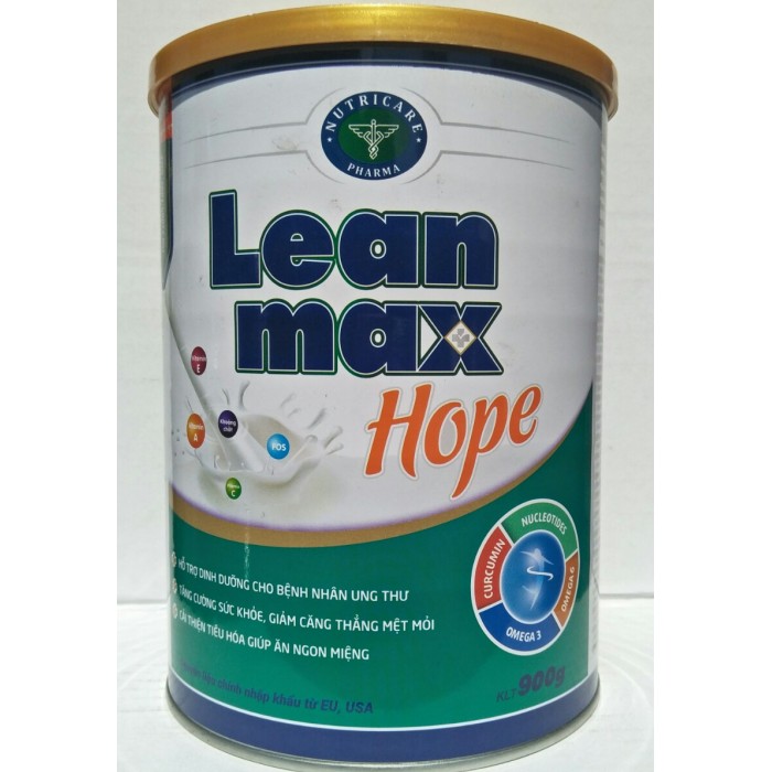 [hcm]lean max hope 900g( dinh dưỡng dành cho bệnh nhân ung thư)