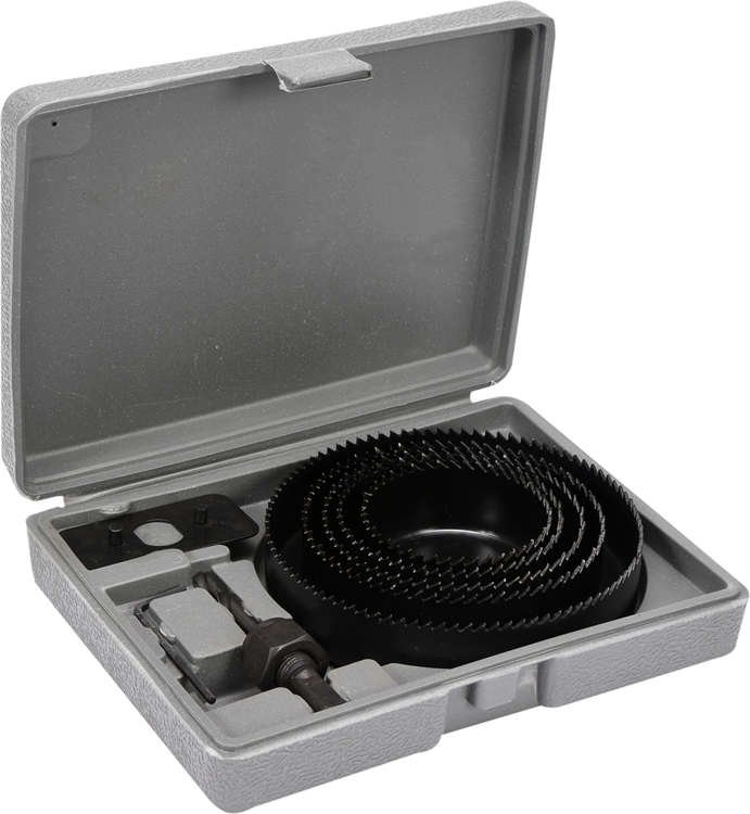 Khoét lỗ 5 vành khoét  64 -127 mm, dễ dàng lắp đặt và sử dụng với các bề mặt gỗ, thanh cao, nhựa mica, alumium, tấm nhựa, composite