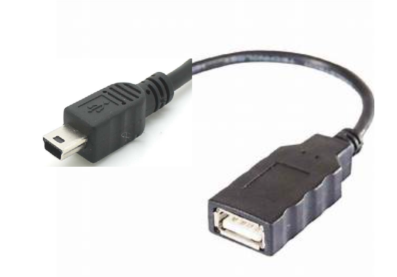 [HCM]Cáp OTG Đen Chuyển Đổi USB sang Mini-B