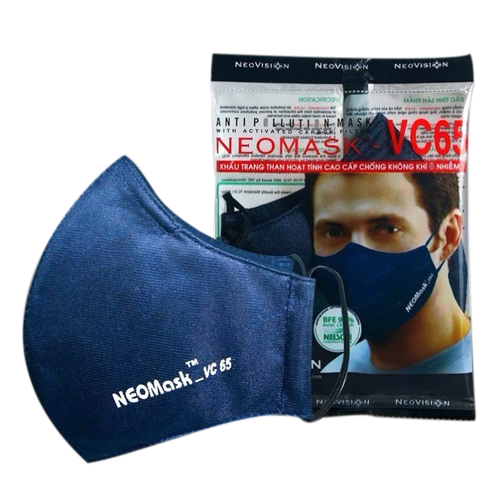 Khẩu trang than hoạt tính VC65 loại tốt
