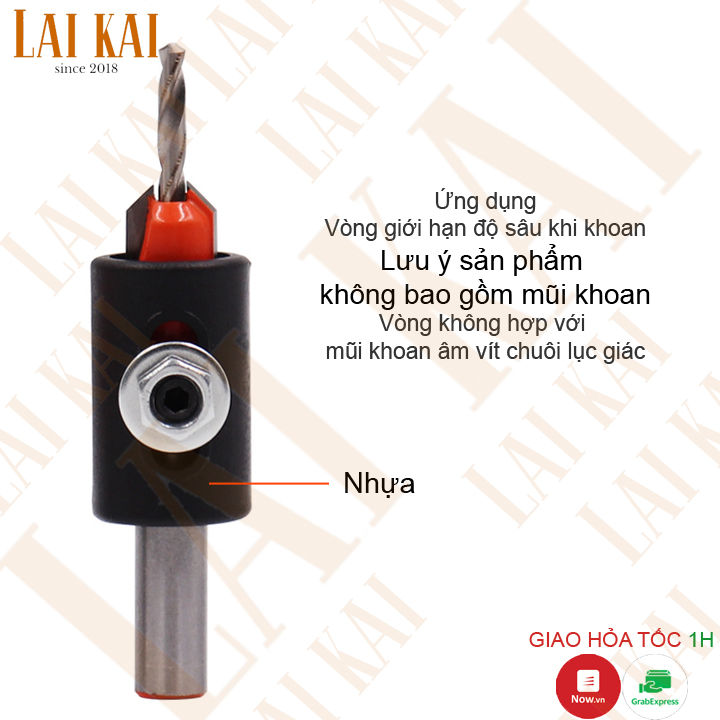 Vòng giới hạn mũi khoan âm vít
