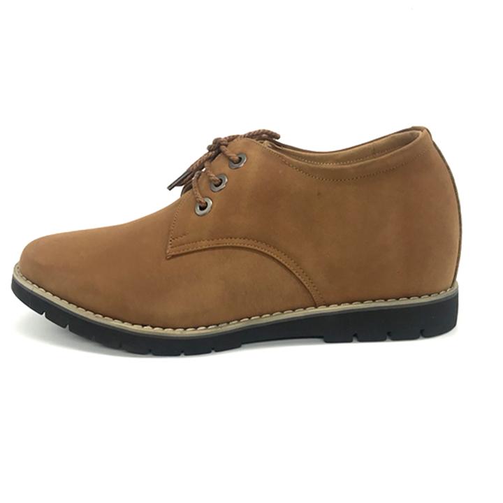 Giày tăng chiều cao nam dáng đốc tăng chiều cao 6cm da bò cao cấp N0123BV-Lucas store