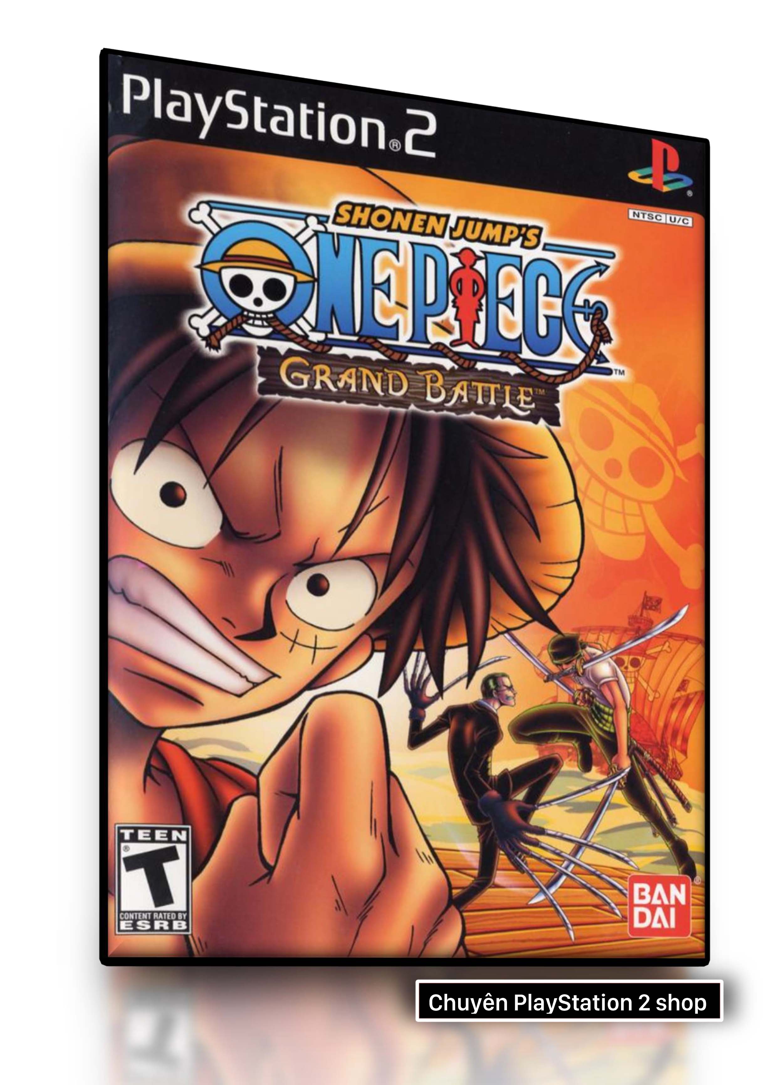 Đĩa game PS2, One Piece: Grand Battle (đối kháng) cho máy game PS2