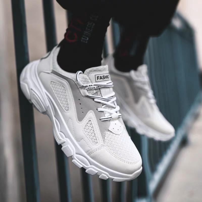 giày sneaker Hàn quốc, giày thể thao nam mới,giày độn đế.