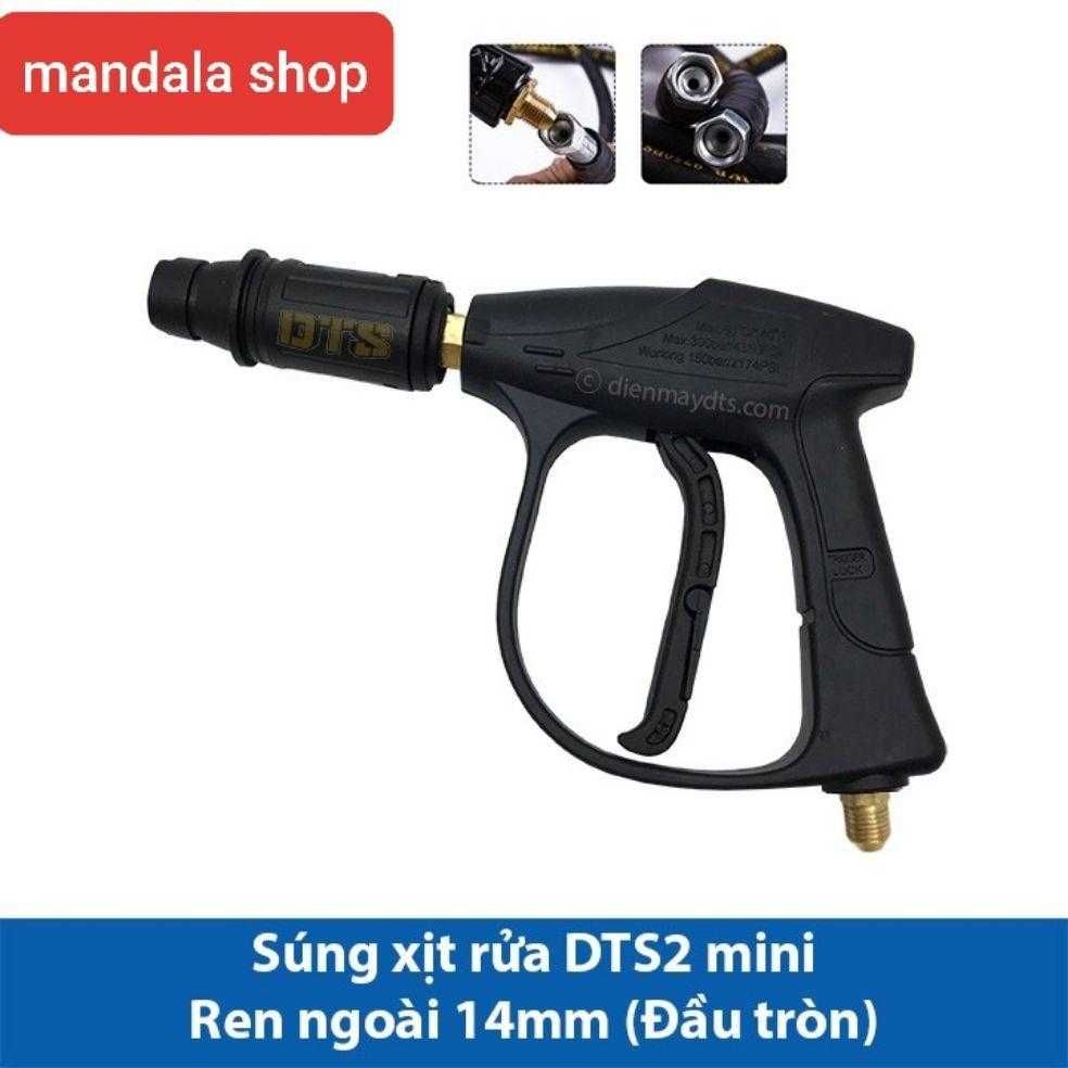 Súng rửa xe, Súng xịt áp lực cao chân bé ren ngoài 14mm