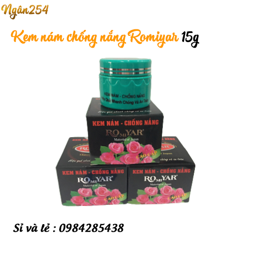 Sỉ 12 hủ kem nám chống nắng 15g Romiyar