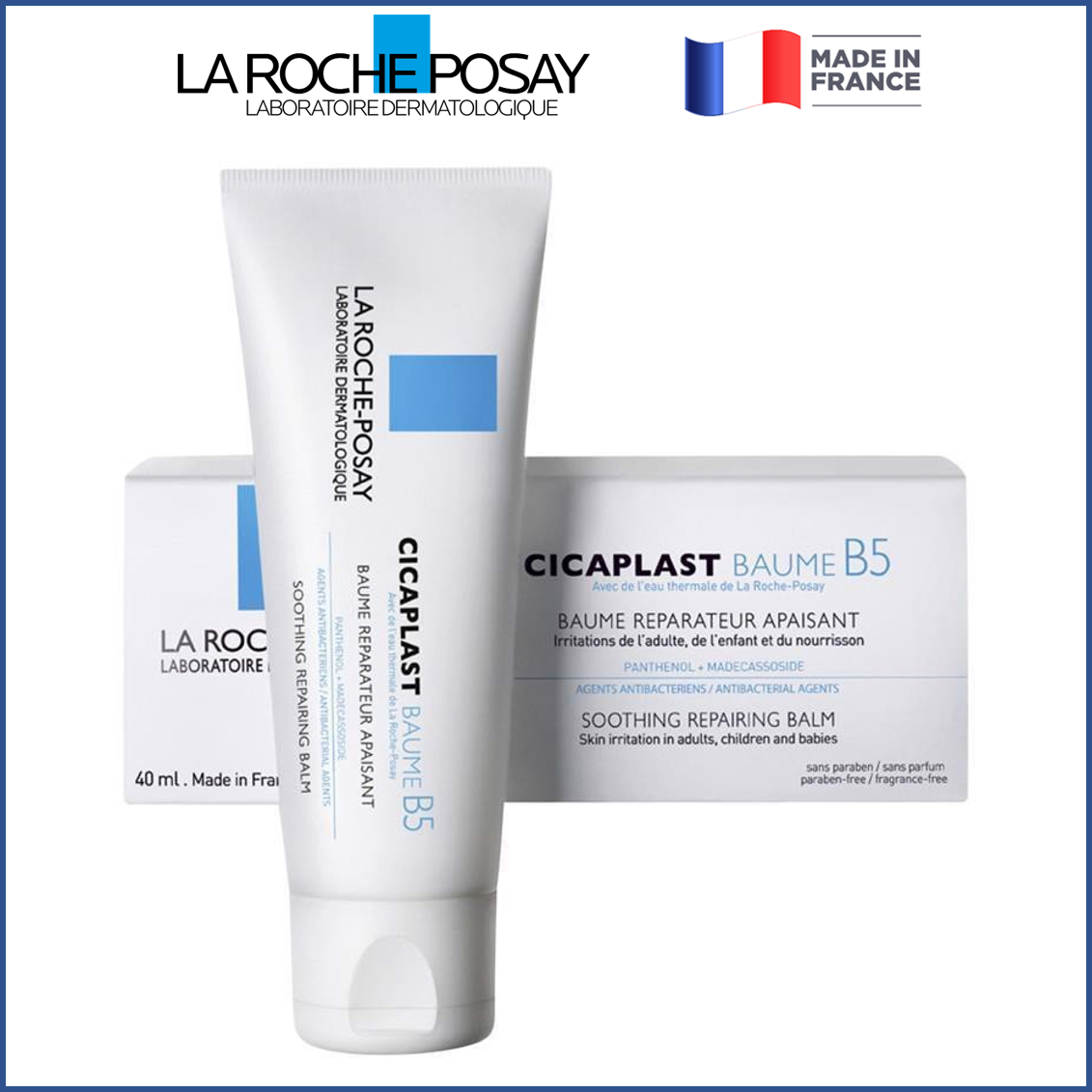 Kem dưỡng làm dịu kích ứng Roche-Posay Cicaplast Baume B5 Soothing Repairing Balm