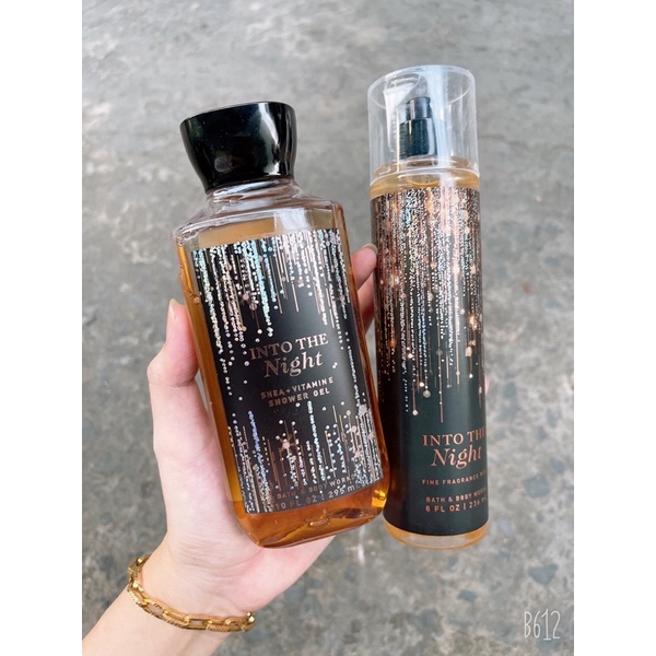 Combo body mist + sữa tắm siêu thơm - Bath and body works - Chai to