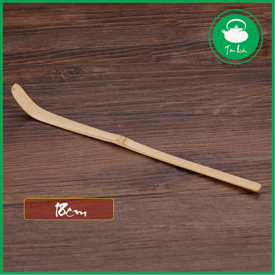 Muỗng tre múc matcha 18cm