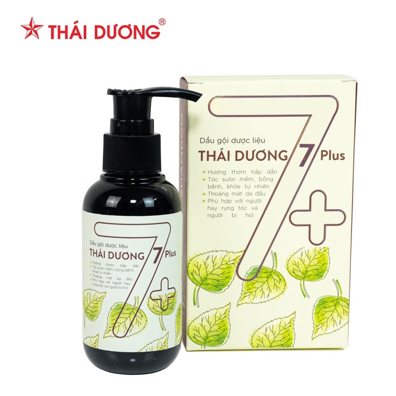 Dầu gội dược liệu Thái Dương 7+