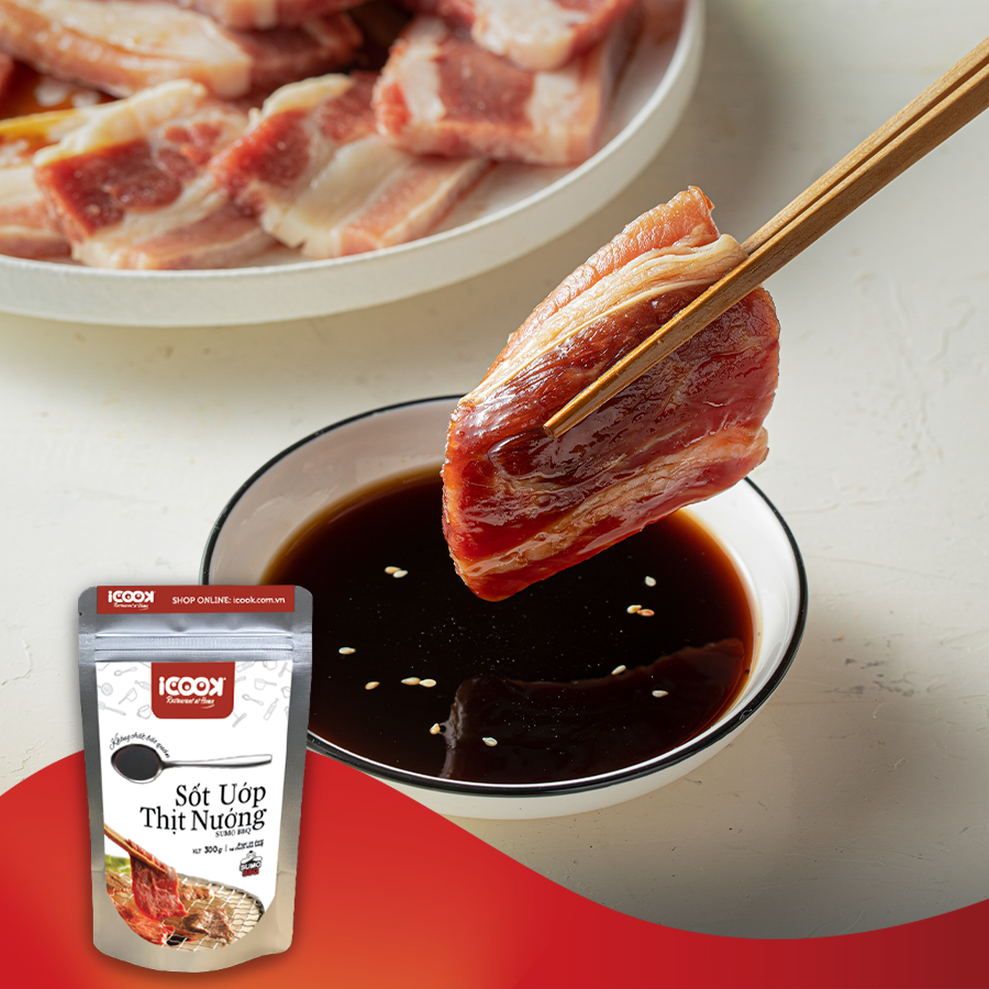 Sốt ướp thịt nướng sumo bbq 300gr